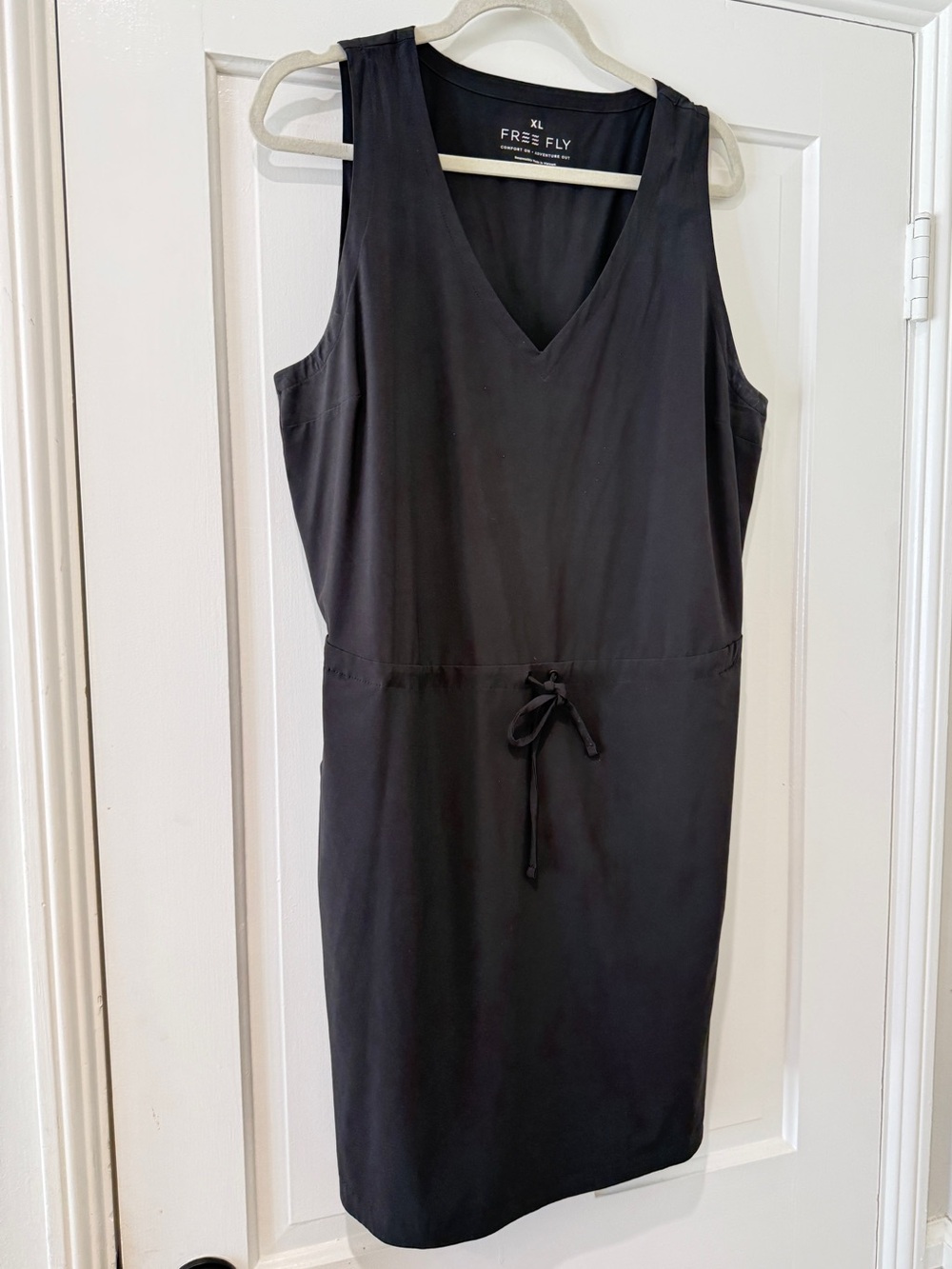 Free Fly breeze drawstring waist black dress - Picture 8 of 9